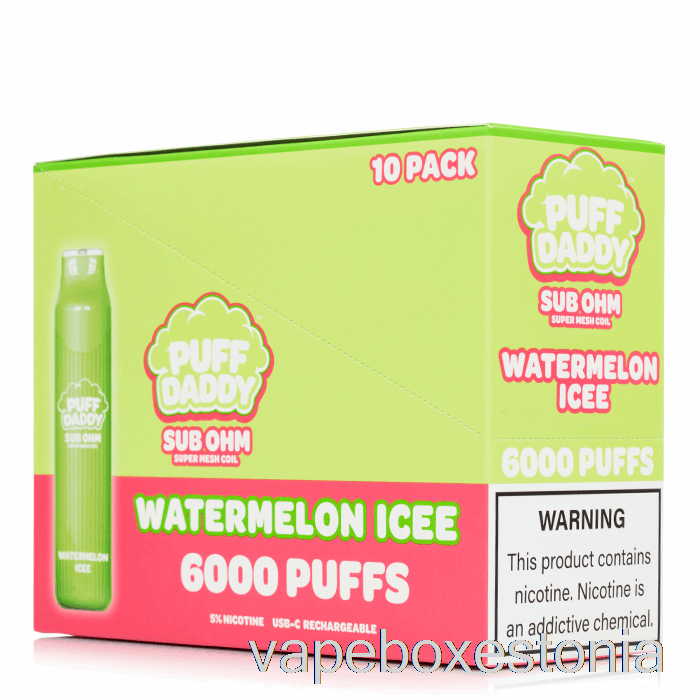 Vape Box Estonia [10-pack] Puff Daddy 6000 ühekordne